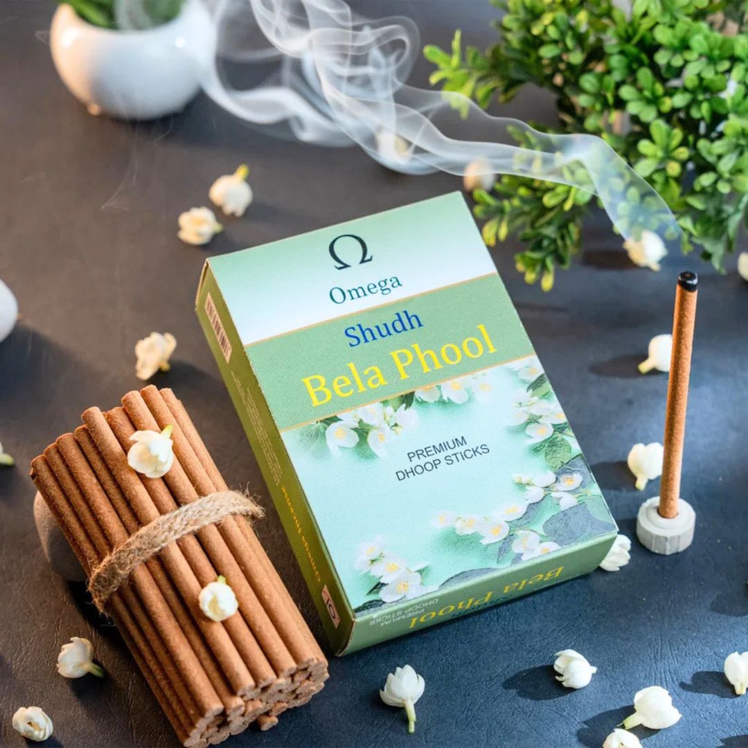 Omega  Brand|Bela Phool Premium Dhoop Sticks