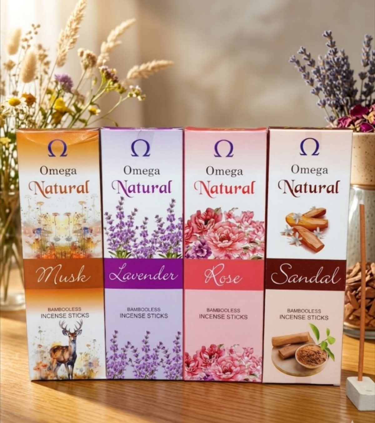 Omega Natural | Bamboo less incense Sticks